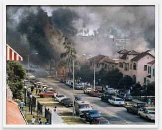 L.A. Uprising, Catalina, Rooftop, 1992