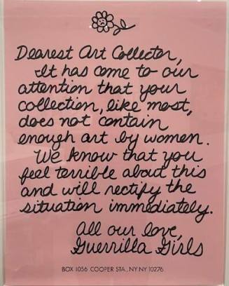 Guerrilla Girls Talk Back: The First Five Years (1985-1990)