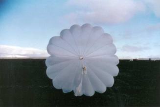 Parachute in Iceland (North)
