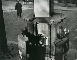 A pissotiere (public lavatory for men), Paris