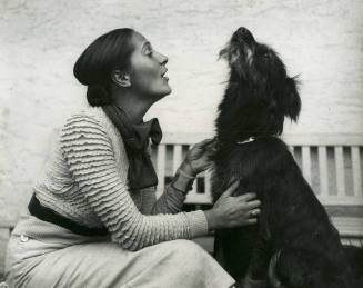 Paris (woman seated with dog)