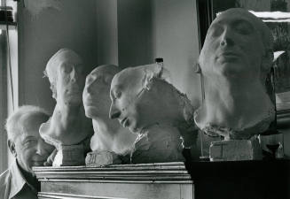 Untitled (Self portrait with life masks) New York