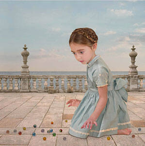 Girl with Marbles