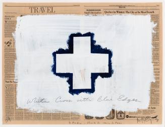Tribs (White Cross with Blue Edges)